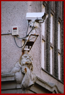 So would you like to play "Spot the CCTV Camera?". Eagle eyed visitors may recognise the profusion of street furniture, surrounding a single heritage dome camera keeping watch over part  of Londons' prestigious Oxford Street shopping area.