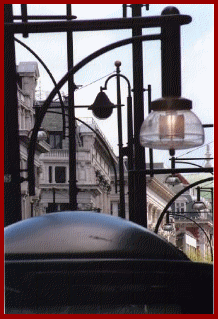 So would you like to play "Spot the CCTV Camera?". Eagle eyed visitors may recognise the profusion of street furniture, surrounding a single heritage dome camera keeping watch over part  of Londons' prestigious Oxford Street shopping area.