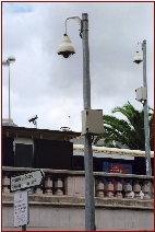 So would you like to play "Spot the CCTV Camera?". Eagle eyed visitors may recognise the profusion of street furniture, surrounding a single heritage dome camera keeping watch over part  of Londons' prestigious Oxford Street shopping area.