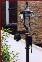 So would you like to play "Spot the CCTV Camera?". Eagle eyed visitors may recognise the profusion of street furniture, surrounding a single heritage dome camera keeping watch over part  of Londons' prestigious Oxford Street shopping area.