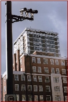 So would you like to play "Spot the CCTV Camera?". Eagle eyed visitors may recognise the profusion of street furniture, surrounding a single heritage dome camera keeping watch over part  of Londons' prestigious Oxford Street shopping area.