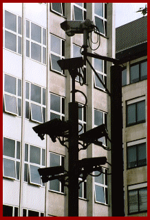 So would you like to play "Spot the CCTV Camera?". Eagle eyed visitors may recognise the profusion of street furniture, surrounding a single heritage dome camera keeping watch over part  of Londons' prestigious Oxford Street shopping area.