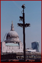 City of London street surveillance CCTV camera, equipped with PA speakers to allow City of London Police, to make verbal announcements in the event of an incident.