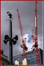 So would you like to play "Spot the CCTV Camera?". Eagle eyed visitors may recognise the profusion of street furniture, surrounding a single heritage dome camera keeping watch over part  of Londons' prestigious Oxford Street shopping area.