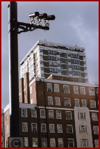 So would you like to play "Spot the CCTV Camera?". Eagle eyed visitors may recognise the profusion of street furniture, surrounding a single heritage dome camera keeping watch over part  of Londons' prestigious Oxford Street shopping area.