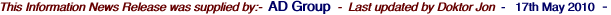 This Information News Release was supplied by:-