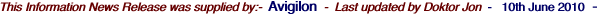 This Information News Release was supplied by:-