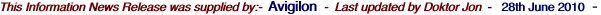 This Information News Release was supplied by:-