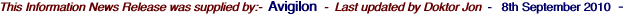 This Information News Release was supplied by:-