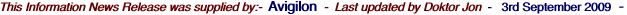 This Information News Release was supplied by:-