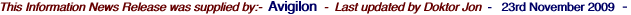 This Information News Release was supplied by:-