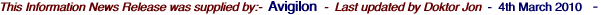This Information News Release was supplied by:-