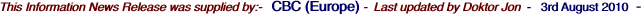 This Information News Release was supplied by:-