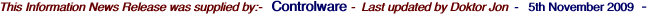 This Information News Release was supplied by:-