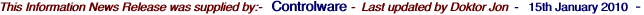 This Information News Release was supplied by:-