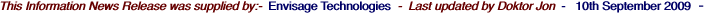 This Information News Release was supplied by:-