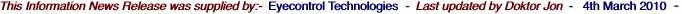 This Information News Release was supplied by:-