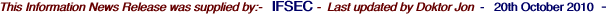 This Information News Release was supplied by:-