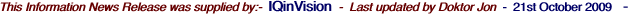 This Information News Release was supplied by:-