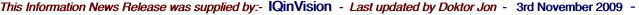 This Information News Release was supplied by:-