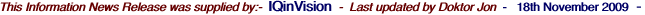 This Information News Release was supplied by:-
