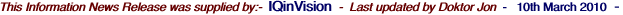 This Information News Release was supplied by:-