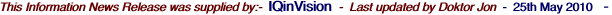 This Information News Release was supplied by:-