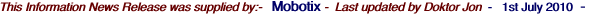 This Information News Release was supplied by:-