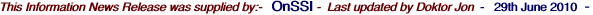 This Information News Release was supplied by:-