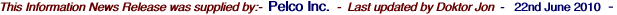 This Information News Release was supplied by:-