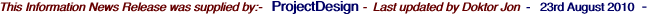 This Information News Release was supplied by:-