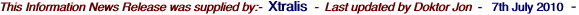 This Information News Release was supplied by:-