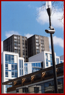 So would you like to play "Spot the CCTV Camera?". Eagle eyed visitors may recognise the profusion of street furniture, surrounding a single heritage dome camera keeping watch over part  of Londons' prestigious Oxford Street shopping area.