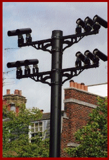 So would you like to play "Spot the CCTV Camera?". Eagle eyed visitors may recognise the profusion of street furniture, surrounding a single heritage dome camera keeping watch over part  of Londons' prestigious Oxford Street shopping area.