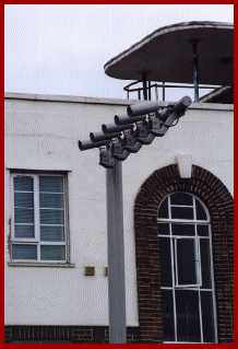 So would you like to play "Spot the CCTV Camera?". Eagle eyed visitors may recognise the profusion of street furniture, surrounding a single heritage dome camera keeping watch over part  of Londons' prestigious Oxford Street shopping area.