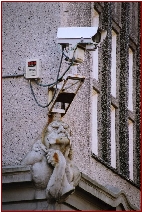 So would you like to play "Spot the CCTV Camera?". Eagle eyed visitors may recognise the profusion of street furniture, surrounding a single heritage dome camera keeping watch over part  of Londons' prestigious Oxford Street shopping area.