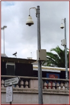 So would you like to play "Spot the CCTV Camera?". Eagle eyed visitors may recognise the profusion of street furniture, surrounding a single heritage dome camera keeping watch over part  of Londons' prestigious Oxford Street shopping area.