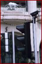 So would you like to play "Spot the CCTV Camera?". Eagle eyed visitors may recognise the profusion of street furniture, surrounding a single heritage dome camera keeping watch over part  of Londons' prestigious Oxford Street shopping area.