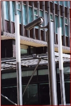 So would you like to play "Spot the CCTV Camera?". Eagle eyed visitors may recognise the profusion of street furniture, surrounding a single heritage dome camera keeping watch over part  of Londons' prestigious Oxford Street shopping area.