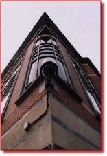 A Dome CCTV camera mounted on an office building in Central London