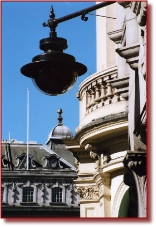 An 'heritage' Dome Public Space Surveillance (PSS) CCTV camera in central London