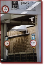 A Loading Bay CCTV camera located in central London