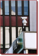 A street surveillance CCTV camera located in Central London, UK
